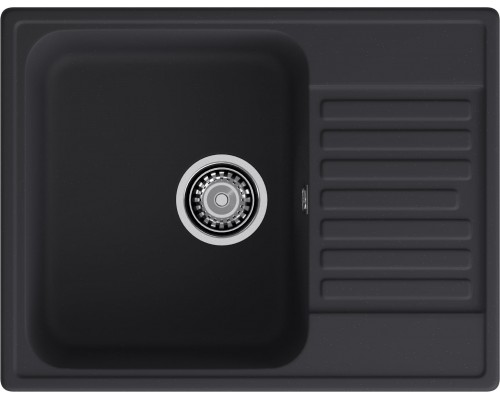 GranFest QUARZ (ECO-13) Мойка чаша+кр 620*480 (черный)