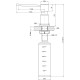 Expert Дозатор для жидких моющих средств, врезной, хром, LM, LM8203SC