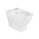 GAP CLEAN RIM Чаша унитаза приставного c безободковым смывом, двойной выпуск, белая. ROCA