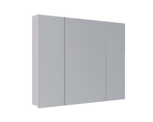 Шкаф зеркальный Lemark UNIVERSAL 100х80 см 3-х дверный, цвет корпуса: Белый глянец Шкаф зеркальный Lemark UNIVERSAL 100х80 см 3-х дверный, цвет корпуса: Белый глянец