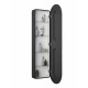 Зеркало-пенал Elmage black LED 450х1600