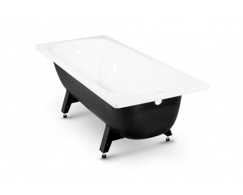 REIMAR Ванна стальная 120x70x40 cм. с опорной подставкой, без ранта, белая орхидея, ВИЗ