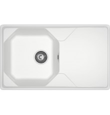 GRANFEST Мойка композит UNIQUE, GF-U-840L, чаш+кр 840*500, иней