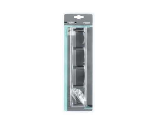 Планка 5 крючков  FIXSEN Trend Graphite (FX-98005-5)