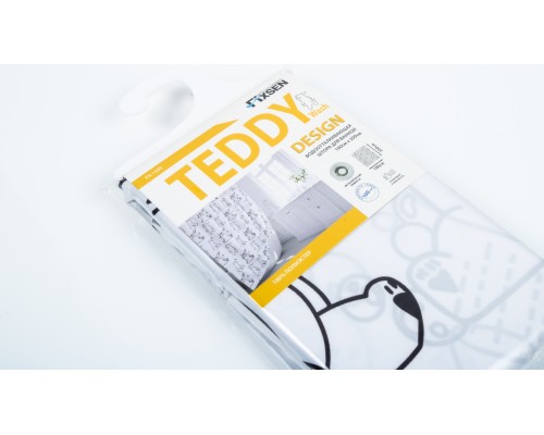 Шторка для ванной Fixsen Teddy Wash FX-1505, без колец