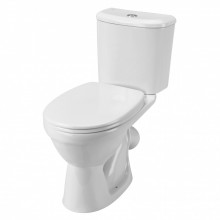 БОРЕАЛЬ Унитаз-компакт, антивсплеск, накл. вып., ниж. подв., 2-х режимная арматура, сиденье дюроплас