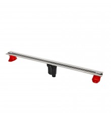 Желоб водосток SUPER Slim 1000, матовый хром, S-сифон D50/105 H50 вертикальный, BERGES