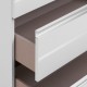 GAP Тумба под раковину GAP 60, белый глянец, 3 ящ., ROCA