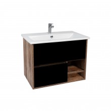 Тумба под раковину VIANT ЛЮКСЕМБУРГ 60 подвесная черный (VLUX60ELCH-T2YP)