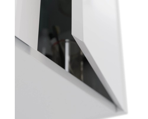 Шкаф Lemark COMBI 60 см подвесной, 2-х дверный, цвет корпуса, фасада: Белый глянец Шкаф Lemark COMBI 60 см подвесной, 2-х дверный, цвет корпуса, фасада: Белый глянец