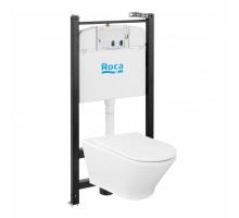 THE GAP ROUND чаша унитаза подвесная Rimless, с инсталляционной системой, сиденье