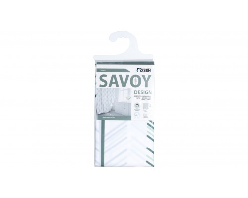 Штора для ванной Fixsen Savoy FX-1510, без колец