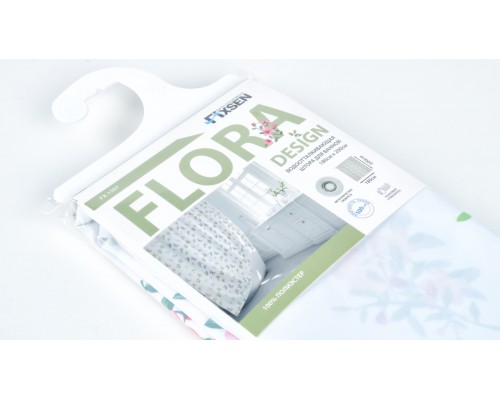 Штора для ванной Fixsen Flora FX-1507