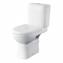 ACCESS Унитаз-компакт, косой выпуск, 2-х режимная арматура, сиденье дюропласт Soft-close, Cip up, RO