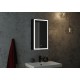 Зеркало-шкаф Mirror Box black Led 350х650 правый