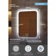 Зеркало Glamour LED 700х900