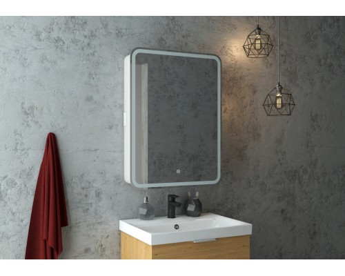 Зеркало-шкаф Elliott LED 600х800 правый с розеткой