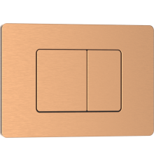 Кнопка смыва IBERICA BLANCA INOX-C нержавеющая сталь, розовое золото матовое (IB.B011.007.002)