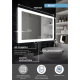 Зеркало Relax LED 1000x700