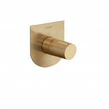 Встраиваемый смеситель для душа TZAR 341801SOC золото брашированное на 1 выход