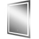 Зеркало Verte LED с часами 500x700