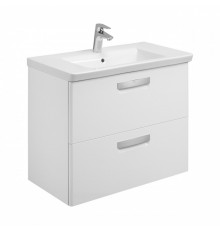 GAP Тумба под раковину GAP 80, белый глянец, ROCA