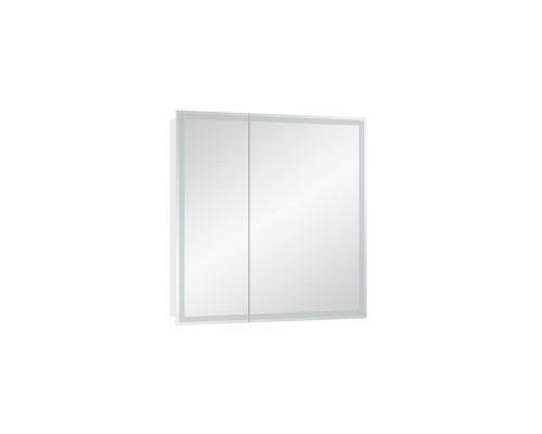 Зеркало-шкаф Allure Led 800х800 с датчиком движения, розеткой