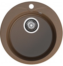 GRANFEST Мойка композит RONDO GF-R--480  D=480 мм  терракот  арт.GF-