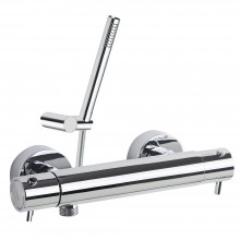 Термостатический смеситель для душа наружнего монтажа с душевым комплектом ODISEA 393401MO