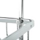 Полка для душевой кабины угловая Fixsen двухэтажная хром латунь FX-853-2