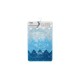 Коврик для ванной Fixsen Deep 1-ый FX-5003С, голубой, 50х80 см.
