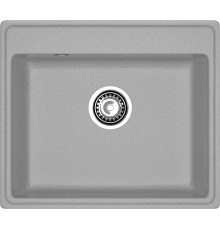 GRANFEST Мойка композит VERTEX, GF-V-580, чаша 580*500, серый