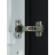 Зеркало-пенал Elmage black LED 450х1600