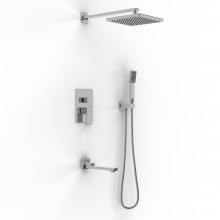 Душевой комплект NARDIS 3S, поворотный излив, хром, BERGES