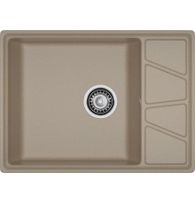 GRANFEST Мойка композит VERTEX, GF-V-680L, чаш+кр 680*500, песочный