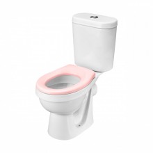 КАСПЕР Унитаз-компакт детский, горизонт. выпуск,1-а режим.арм,сиденье полипроп, пл.кр,розовый,САНТЕК