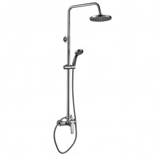 S35 Смеситель для душа, без излива с верх.лейкой 'Троп.дождь', р/ОД, хром, ROS, S35-45