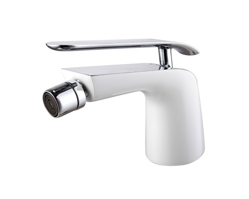 Melange Смеситель для биде, пов.аэратор 124мм, р/ОД, хром/белый, LM, LM4908CW Melange Смеситель для биде, пов.аэратор 124мм, р/ОД, хром/белый, LM, LM4908CW