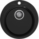 GRANFEST Мойка композит RONDO GF-R--480 D=480 мм черный арт.GF-