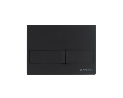 Кнопка  для инсталляции NOVUM L5, черная SoftTouch, BERGES
