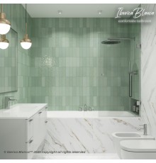 Шторка для ванны IBERICA BLANCA Mod.404 распашная прозрачное стекло/хром 70х140см (IB404.SC.140.70)