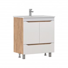 Тумба под раковину VIGO Grani 75 напольная дуб золотой (tn.GRI.OSK.75.2D.1Y дуб золотой)