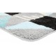 Коврик для ванной Fixsen Visa 1-ый FX-5005Z, серо-бирюзовый, 50х80см 