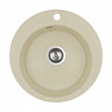 Мойка кухонная ШЕЛЛИ 50, круглая, шампань