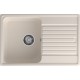 GranFest QUARZ (ECO-78) Мойка чаша+кр 740*480 (белый)