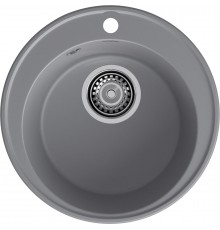 GranFest QUARZ (ECO-08) Мойка чаша D=480мм (темно-серый)