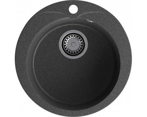 GRANFEST Мойка композит RONDO GF-R--480  D=480 мм графит арт.GF-