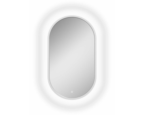 Зеркало Prime White Led 450x800 с сенсором, рама МДФ