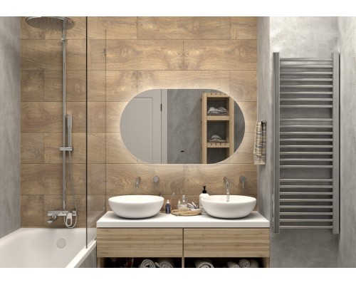 Зеркало Fleur Led 1000х600 бесконтактный сенсор