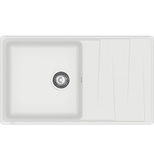 GRANFEST Мойка композит LEVEL, GF-LV-860L, чаш+кр 860*500, иней